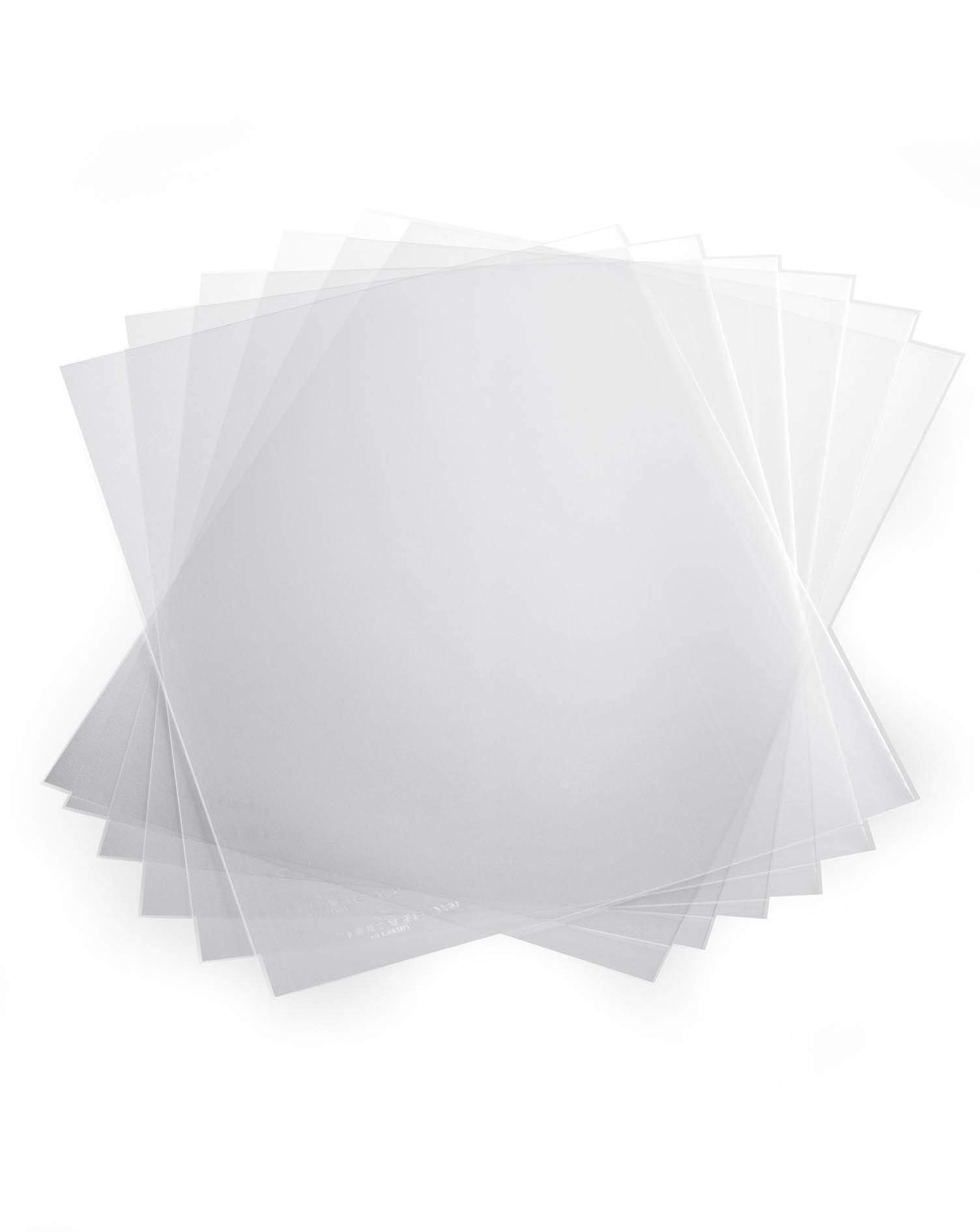 Durable 10x PP Clear Report Cover Sheets - Transparent (Pack of 10)