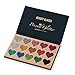 New Beauty Glazed Highly Pigmented Pressed Glitter Eyeshadow Palettes 15 Colors Mineral Foiled Long-Lasting Shimmer Powder Heart Shade Eye Shadow Palette Waterproof Flash Shimmer Makeup Powder Kit