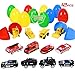 ANTAPRCIS Jumbo Easter Eggs Filled with 12 Different Alloy Die-Cast Vehicles - Fire Truck/Engineering Truck/Police Car - 3.47