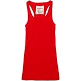 Zenana Outfitters Women's Ribbed Racerback Tank (Large, Red)