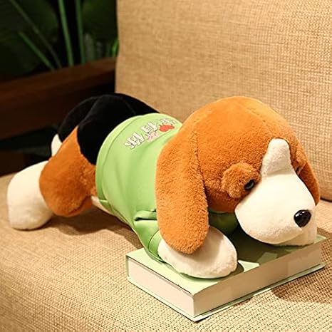Amazon Co Jp かわいいビーグル犬ぬいぐるみ柔らかいぬいぐるみ犬人形クッション寝るぬいぐるみ子供用ぬいぐるみ赤ちゃん60cmd ホーム キッチン