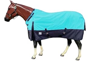 Rugged Ride 1200 Denier Heavyweight Waterproof Turnout Blanket w/Adjustable Neck - 400 gram Fill