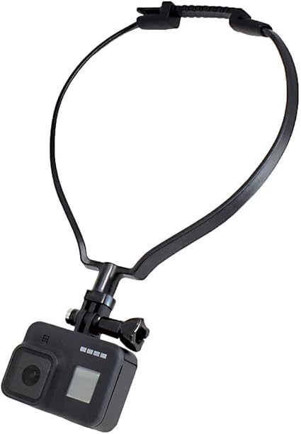 Amazon Glider Gopro用 アクセサリー ネックマウント ネックハウジングマウント 本体 アジャスター ソフトタイプ セット モデル ネック サイズ調整 落下防止 Max Hero9 8 7 6 5 Osmo Action 対応 首 ゴープロ 用 ネックレス 下げる スマホ アクション
