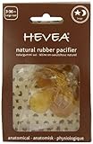 HEVEA Star & Moon Orthodontic Pacifier 3-36 months Extra Large Teat