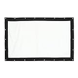 HD Projector Screen, 200 Inch 16:9 Foldable Wall