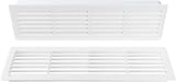 Awenta White Plastic Ventilation Grille 120 x 440mm Interior Door Vent view 7
