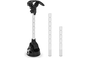 TNTLEAYS Trolling Motor Stabilizer Mount Bracket for Minn Kota Terrova, Riptide Terrova, Ulterra, Riptide Ulterra, Power Drive - Securely Holds Trolling Motors Shaft and Reduces Bounce,Boat Motor Mount (1)