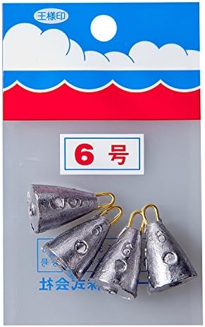 販売期間 限定のお得なタイムセール 第一精工 パックオモリ釣鐘型 6号