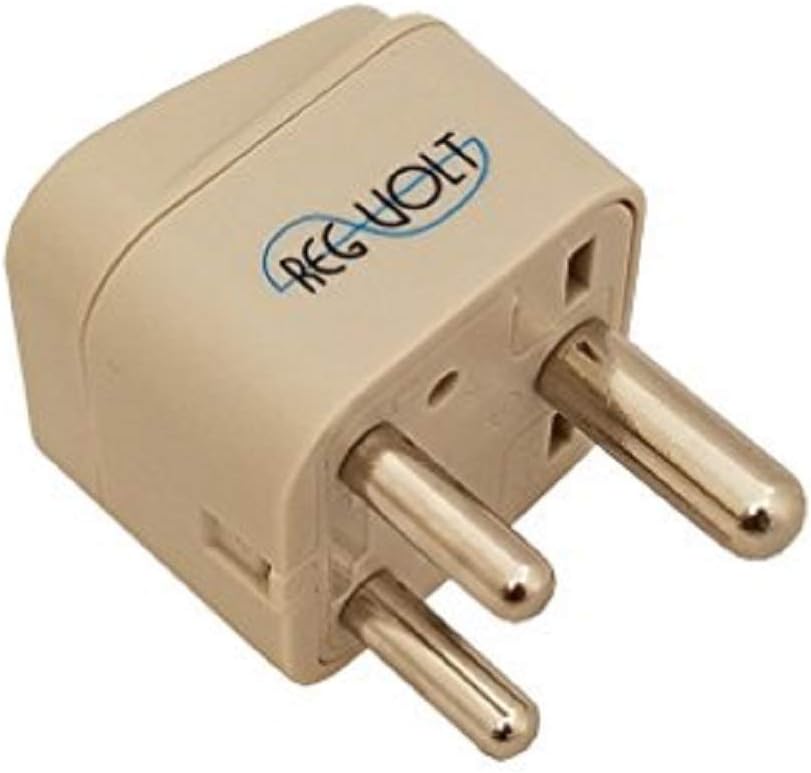 REGVOLT Type D Grounded Plug Adapter 2 in 1 Universal Socket Plug Adapter CE Certified - RoHS Compliant