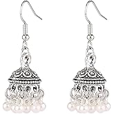 Vintage Bell Tassel Earring Indian Jhumka Earrings Handmade Boho & Hippie Ethnic Jewelry Bollywood Antique Traditional Jhumki Earrings