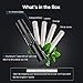 Air Freshener for Car, Car Perfume Vehicle Solid Air Purifier (4 Scents Bars & 1 Sponge Bar for Essential Oils, Natural Aroma) for Vehicle Bedroom Office Travel & Improve Air Quality