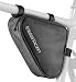 Aduro Sport Bicycle Bike Storage Bag Triangle Saddle Frame Pouch for Cycling (Grey)