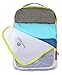 eagle creek Pack-It Specter Cube One Size Packing Cubes for Travel Made with Durable Water-Resistant Nylon, Self-Repairing Zipper & Quick-Grab Handle, White/Strobe