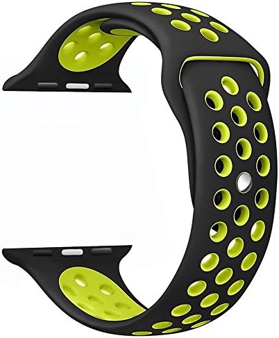 Band for Apple Watch 42mm,Soft Silicone Sport Strap Replacement Bracelet Wristband for Apple Watch Series 3, Series 2, Series 1, Nike+, Edition