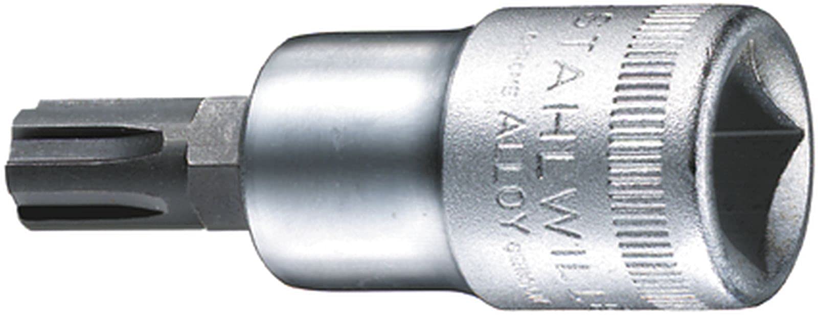 Stahlwille STW54CVM12 1/2-Inch Drive M12 Spline Drive Socket - Silver