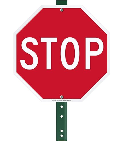 Amazon.com : Stop Sign, Street Road Reflective Signs, 18