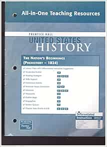 Prentice Hall United States History All-in-One Teaching Resources The