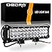 OEDRO 12Inch 120W LED Light Bar Tri-Row Spot Flood Combo Led Work Light Off Road Driving Fog Lamp Boat Lighting Fit for Truck Pickup Jeep SUV ATV UTV Tractor Golf Cart