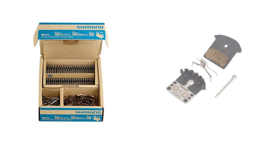 SHIMANO 8LW98031 Unisex Adult Brake Pads, Grey