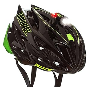 AWE® Helmet Light “Life Saving” 40 Lumens, Front/Rear Rechargeable USB 360 Degree LED Bicycle/Bike (Helmet not Included)