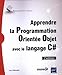 Apprendre la Programmation Orientée Objet avec le langage C# by