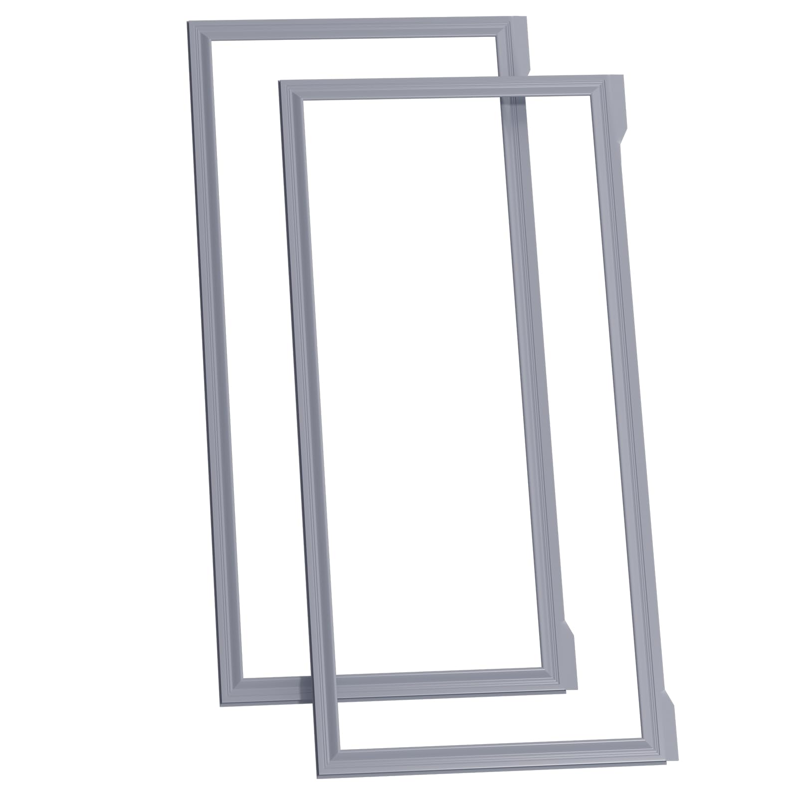 Photo 1 of *** PARTIAL SET *** 2 Pack-W10830162 Refrigerator Door Gasket Replacement for Whirlpool, Kenmore, Kitchen-Aid Refrigerator Door Seal, 39.7"x16.9" Fridge Door Gasket Seal fit Model WRF535SMBM00, KBFS20EVMS13, IX6HHEXDSM00