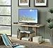 Convenience Concepts SoHo TV Stand, Weathered White