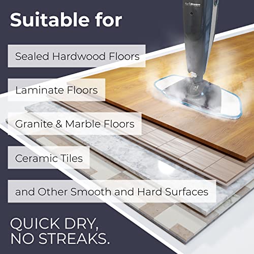 PurSteam Steam Mop Cleaner, Steam Mops for Floor Cleaning Hardwood