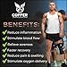 Copper Compression Gear Premium Fit Recovery Knee Sleeve - 100% Guaranteed - #1 Copper Knee Brace/Support Sleeve/Wrap/Stabilizer for Men and Women (Large)