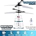 PALA PERRA Flying Toy Mini RC Helicopter, Rechargeable Infrared Induction Flying Drone Indoor Games Toys, Remote Control Helicopter for Kids Parachute with Jumping Paratrooper