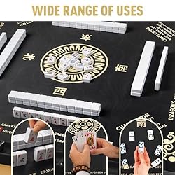 Mahjong Mat, 32.4×32.4 Inch Noise Reduction