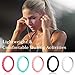 COOLOO Silicone Wedding Ring for Women, [10 Packs] Thin Stackable Braided Rubber Wedding Bands, Comfortable Durable, Affordable Fashion Elegant, Skin Safe