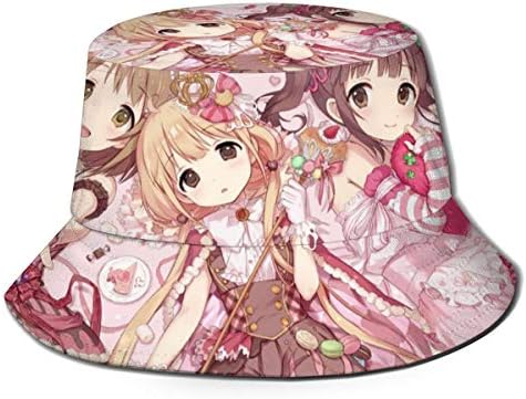 漁師の帽子 フィッシャーマンズハット ユニセックス アニメの女の子 ショッピング ビーチ キャンプ ハイキング 釣り