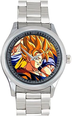 Dude Custom Dragonball Z Men's Stainless Steel Watch Sliver Metal