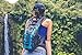Live Infinitely Hydration Backpack with 2.0L TPU Leak Proof Water Bladder- 600D Polyester -Adjustable Padded Shoulder, Chest & Waist Straps- Silicon Bite Tip & Shut Off Valve- (Blue Edges)