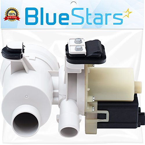 Ultra Durable W10130913 Washer Drain Pump Replacement part by Blue Stars- Exact Fit for Whirlpool Kenmore Maytag Washers - Replaces 8540024 W10730972 W10117829 W10135045