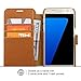 Galaxy S7 Case, TANNC Flip Leather Wallet Phone Case [Layered Dandy] - [Card Slot][Flip][Wallet] - for Samsung Galaxy S7 Devices - Brown