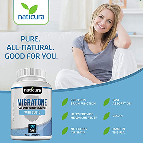 Migratone Migraine Relief Natural Headache Relief Vitamin Migraine