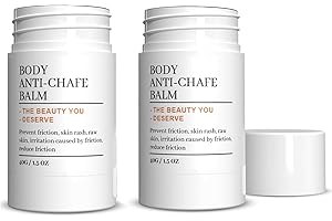 MROUVIK Anti Chafing Stick, Chafing Stick, Thigh Chafing Rrevention, Original Thigh Rescue Friction Defense Anti Chafe Balm Prevent Rubbing Dry Skin for Feet Chest Butt Groin Arms Neck Waist,1.5 oz