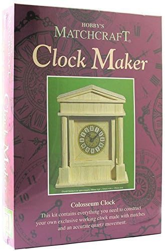 Matchcraft Coliseum Clock with Quarz Movement - Matchstick Kit