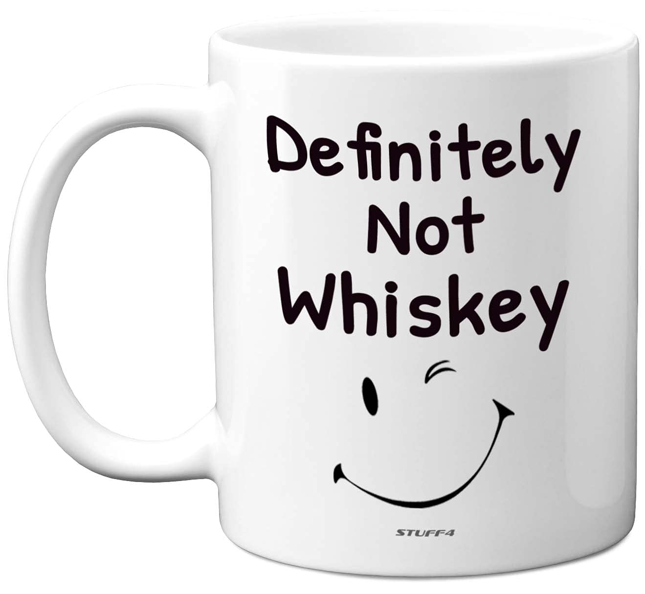 Stuff4 Definitely Not Whiskey Funny Mugs, 11oz Ceramic Dishwasher Safe Premium Mugs, Whiskey Gift, Office Gifts for Women, Rum for Men, Funny Work Mug