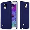 cadorabo Coque pour Samsung Galaxy Note 4 en Candy Bleu FONCÉ – Housse Protection Souple en Silicone TPU avec Anti-Choc…