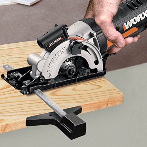 WORX WX523.9 Akku Handkreissäge 20V – Schneidet mühelos Holz, Metall, Fliesen und Plastik - exakte, gerade Schnitte dank… – Bild 5