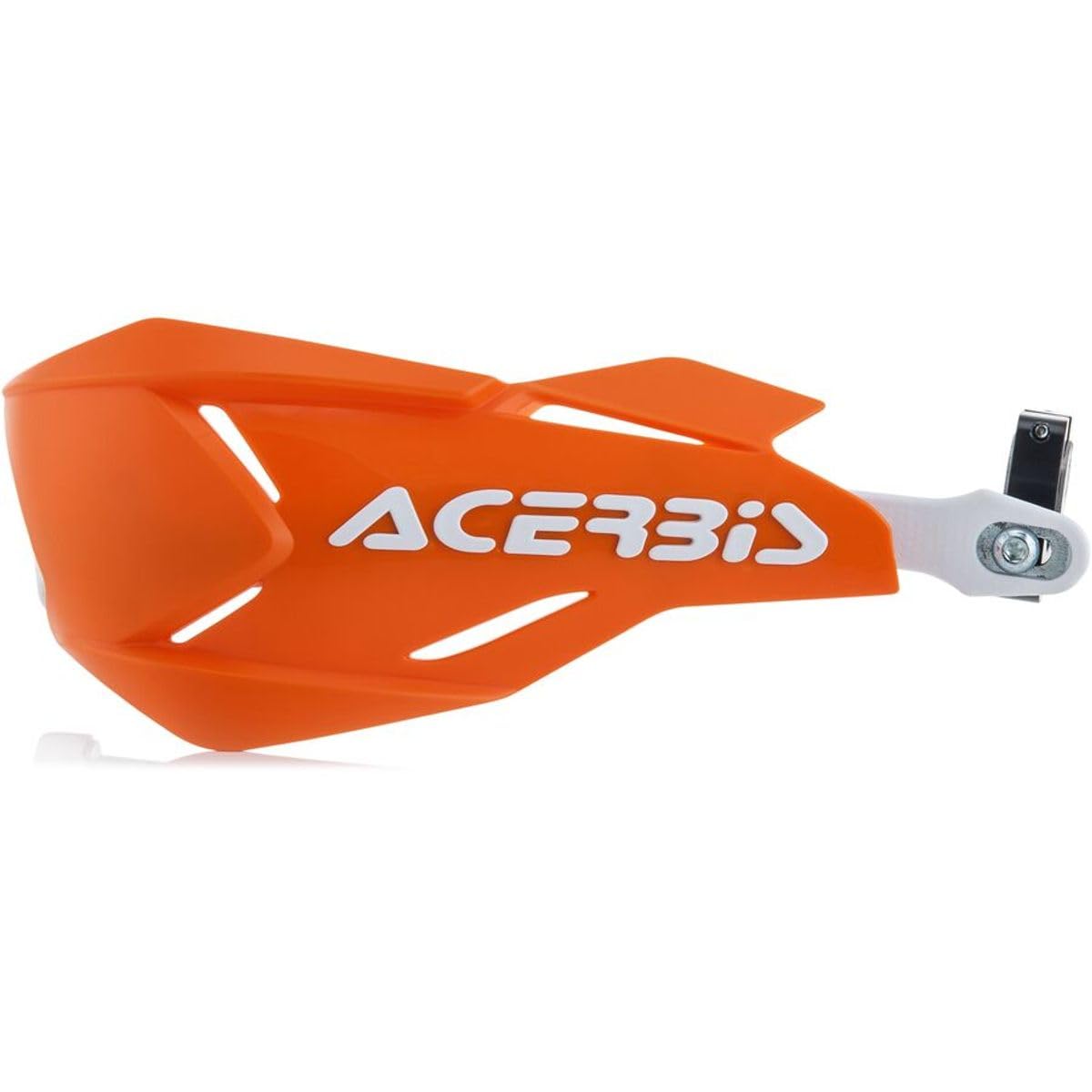 Acerbis 22397.203 Moto Hand Guards, Orange/White, Size Unifit — image 1