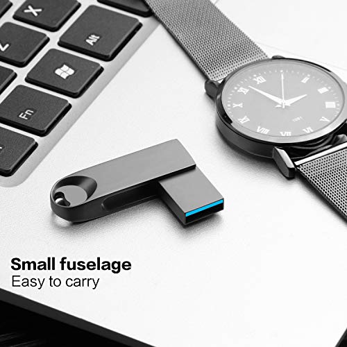 USB Flash Drive Memory Stick 256GB USB Drive KEAINIKJ USB Drive Thumb Drive USB 3.0 Flash Drives Pen Drive USB Storage for PC Backup Drive USB Stick Jump Drive Zip Drive (256GB, Black-Zip Drive) - Thumbnail 3