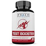 Testosterone Booster for Men :: Promotes Stamina, Energy, and Strength :: Helps Burn Fat :: Natural Ingredients :: 60 Capsules per Bottle :: Prism Naturals