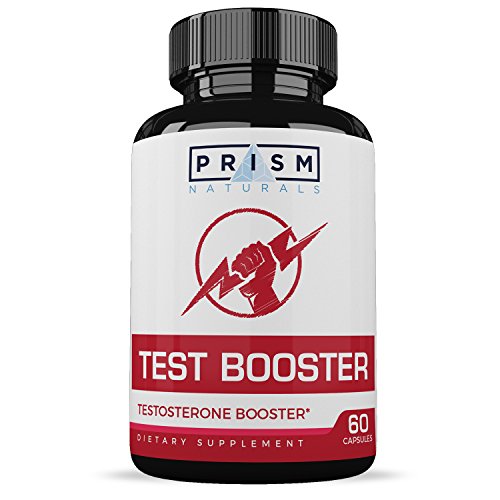 Testosterone Booster for Men :: Promotes Stamina, Energy, and Strength :: Helps Burn Fat :: Natural Ingredients :: 60 Capsules per Bottle :: Prism Naturals
