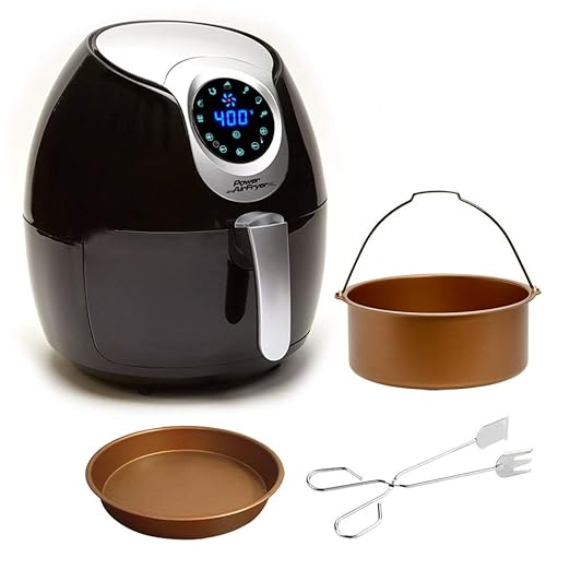 Freidora de aire Power Air XL AF-530-5.3 5.3 QT Deluxe, color ...