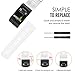 MoKo Watch Band Compatible with Garmin Vivoactive HR, Soft Silicone Replacement Watch Band ONLY for Garmin Vivoactive HR Sports GPS Smart Watch with Adapter Tools - WHITE