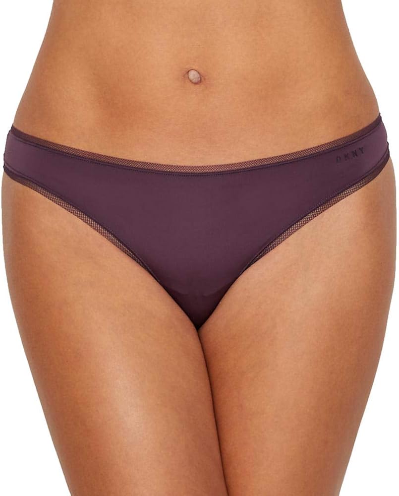 DKNY Women's Litewear Low Rise Thong Panties Amazon.co.uk Clothing
